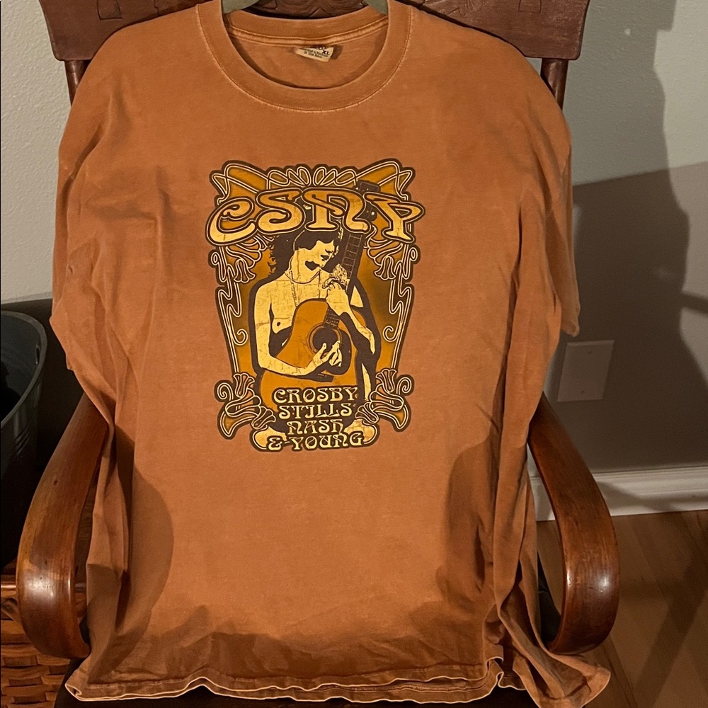 2006 Crosby Stills Nash & Young Concert T-shirt, Freedom of Speech Tour Size XL - Picture 2 of 5